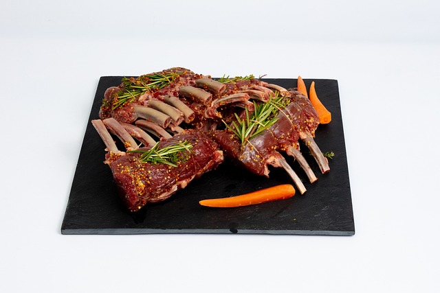 Image of lamb with ribs and hearty vegetables